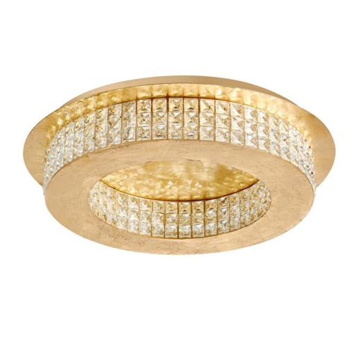 Plafoniera, Lustra LED aplicata design modern Zeffari, auriu