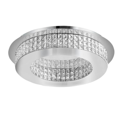 Plafoniera, Lustra LED aplicata design modern Zeffari, crom