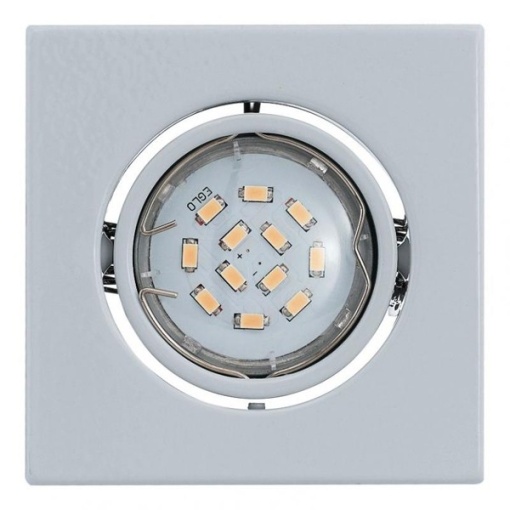 Set 3 spoturi, incastrabil pt. tavan fals, directionabil, dim. 9,5x9,5cm, LED Igoa 93245 EL