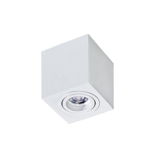 Spot aplicat tavan/plafon stil modern Brant 1 SQUARE alb