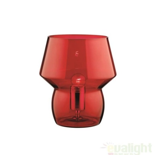 Veioza, lampa de masa moderna Zeno TL1 Rosu 088884