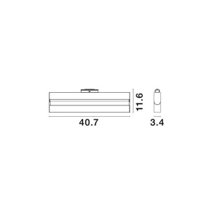 Accesoriu, Modul de iluminat pentru sina magnetica Buxton, Loop sau Sign, RIETI 85830 universul-luminii.ro