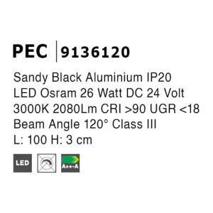 Accesoriu, Modul de iluminat pentru sina magnetica Planet, Pec 100cm 108400 universul-luminii.ro