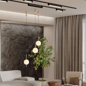 Accesoriu, Spot LED pentru sinele monofazate Unity, Basis Rot negru 3000K 24W - Img 9