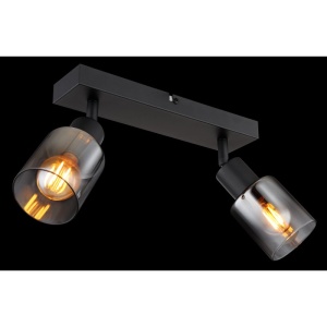Aplica 2L design modern Hubertus negru 134900 universul-luminii.ro