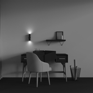 Aplica ambientala stil minimalist Calipso 2 negru 164150 universul-luminii.ro