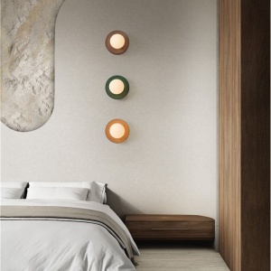 Aplica baie protectie IP44, Portelan jasper, ORBIQUE 16cm 168320 universul-luminii.ro