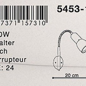 Aplica Cathy 5453-1W GL 43500 universul-luminii.ro