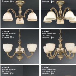 Aplica clasica din alama cu 2 brate design italian 7055 204880 universul-luminii.ro
