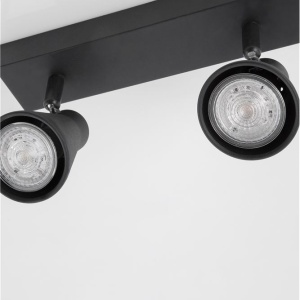 Aplica cu 2 spoturi directionabile DUBLIN negru NVL-9155812 196440 universul-luminii.ro