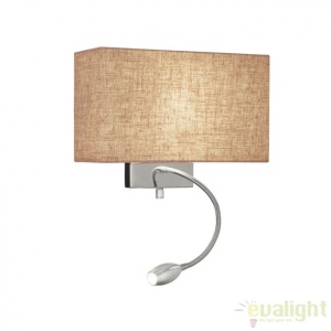 Aplica cu reader LED design modern HOTEL AP2 CANVAS 103204 - Img 1