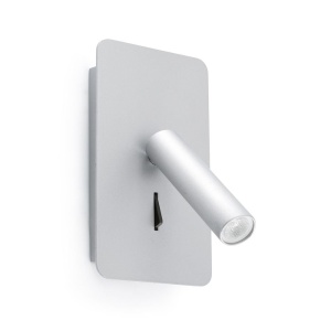 Aplica cu reader LED design modern minimalist SUAU gri 62121 188770 universul-luminii.ro