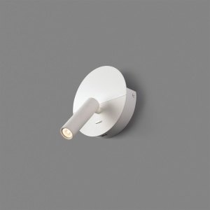 Aplica cu reader LED directionabil stil minimalist DUAS USB C alb - Img 7