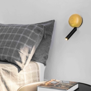 Aplica cu reader LED stil modern minimalist PRESS Yellow 83410 universul-luminii.ro