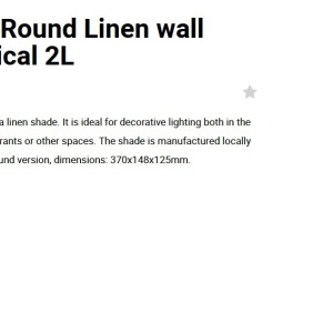 Aplica de perete ambientala design natural OTTON R Round 2L in 127160 universul-luminii.ro