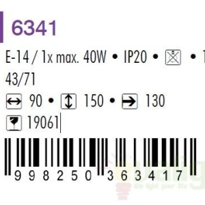 Aplica de perete Aurel 6341 RX - Img 2
