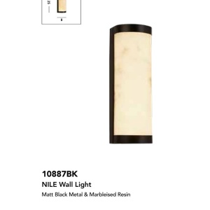 Aplica de perete baie cu protectie IP44 LED Nile 158740 universul-luminii.ro