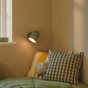 Aplica de perete camera copii design nordic Gaston verde - Img 2