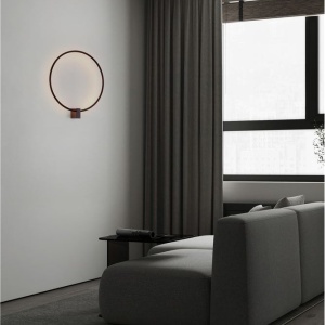 Aplica de perete circulara LED CCT CERCIO 50cm negru - Img 5