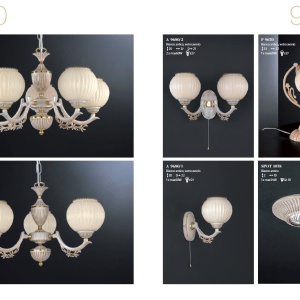 Aplica de perete clasica design italian 9680 RA-A. 9680/1 102500 universul-luminii.ro