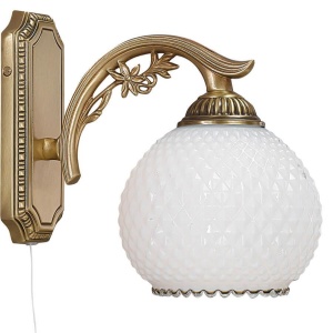 Aplica de perete clasica din alama design italian 8600 107980 universul-luminii.ro