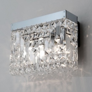 Aplica de perete cristal Asfour design modern de lux Ring chrome plated 95870 universul-luminii.ro