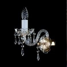 Aplica de perete cristal Bohemia MIRKA I. drops WL CE - Img 1
