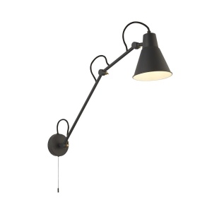 Aplica de perete cu brat articulat Swing gri