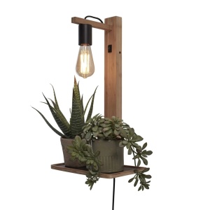 Aplica de perete cu raft Flores natur