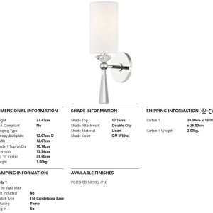 Aplica de perete design clasic BIRCH - Img 2