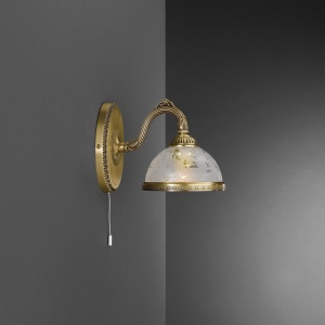 Aplica de perete design clasic din alama si sticla 6202 102070 universul-luminii.ro