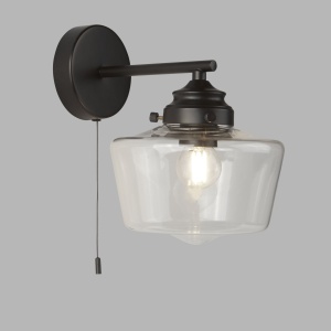Aplica de perete design clasic School House negru 8708-1BK SRT - Img 2