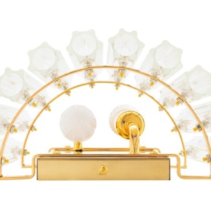 Aplica de perete design decorativ PALAS auriu 222360 universul-luminii.ro