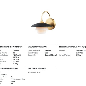 Aplica de perete design deosebit BARRON - Img 3