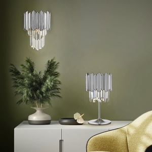 Aplica de perete design elegant Tiara crom - Img 2
