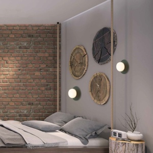 Aplica de perete design modern decorativ GYPSUM negru 153640 universul-luminii.ro