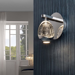 Aplica de perete design modern ROCIO, crom - Img 1