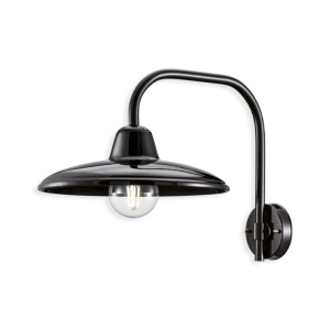 Aplica de perete design retro realizata manual din ceramica B-W