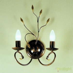 Aplica de perete design rustic Luca WA 2-884/2 Antik OR - Img 1