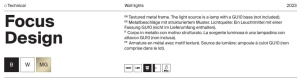 Aplica de perete design tehnic Focus auriu mat 178370 universul-luminii.ro