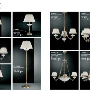 Aplica de perete din alama 2 brate design italian 5400 201510 universul-luminii.ro
