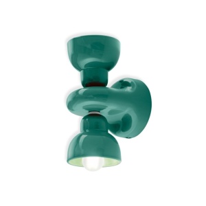 Aplica de perete din ceramica design italian realizata manual BERIMBAU 216220 universul-luminii.ro