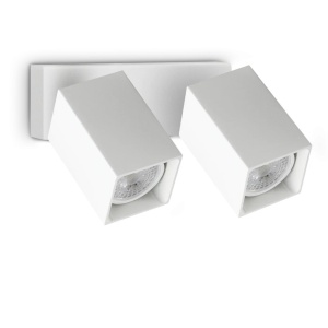 Aplica de perete DYNAMITE AP2 SQUARE BIANCO