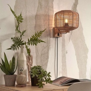 Aplica de perete eco din ratan Tanami 2520, nat 121620 universul-luminii.ro
