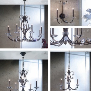 Aplica de perete eleganta de lux cristal Swarovski Eremitage antique 96130 universul-luminii.ro