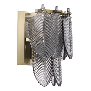 Aplica de perete eleganta design LUX Verbier, sticla fumurie 114424 HZ 86770 universul-luminii.ro