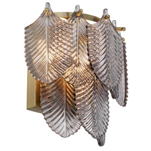 Aplica de perete eleganta design LUX Verbier, sticla fumurie 114424 HZ 86780 universul-luminii.ro