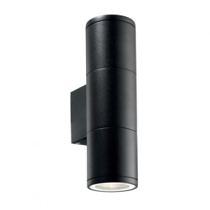 Aplica de perete exterior, IP44, GUN AP2 SMALL NERO 100395