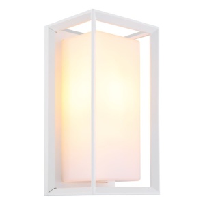 Aplica de perete exterior IP44 LOGANA alba