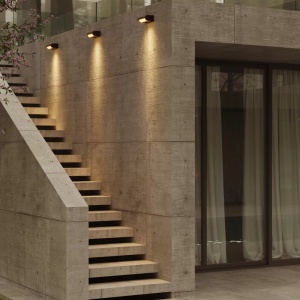 Aplica de perete exterior IP65 LED Solden negru - Img 4